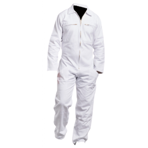 COMBINAISON 05A560 UN ZIP 100% COTON 330 gr/m� COLORIS BLANC