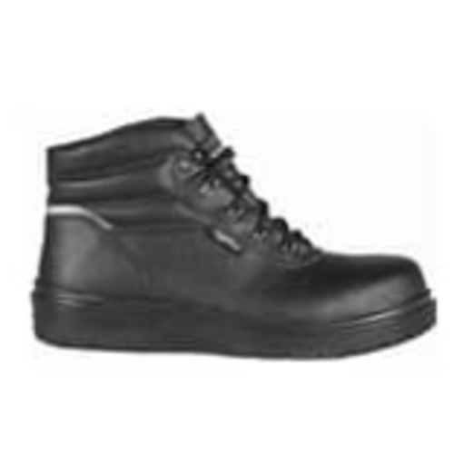 CHAUSSURE ASPHALT CUIR NOIR/SANS DOUBLURE/SEMELLE ANT.APT