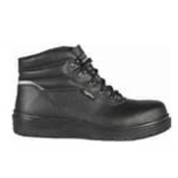 CHAUSSURE ASPHALT CUIR NOIR/SANS DOUBLURE/SEMELLE ANT.APT