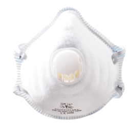 Masque FFP2 PREM'S 23216 coque valve (bo&icirc;te de 10 pi&egrave;ces)