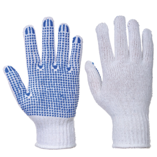 GANT CLASSIQUE A111 TRICOT&Eacute; PICOTS PVC BLANC BLEU