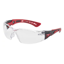 Lunettes de protection INC RUSH+ BOLLE branches a&eacute;r&eacute;es souples EN166 K N - EN170