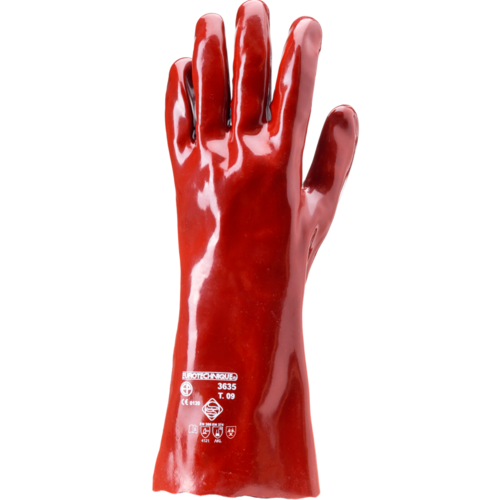 Gants chimie PVC LISSE