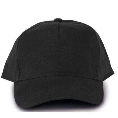 Casquette 5 panneaux Oeko-Tex Noir One Size