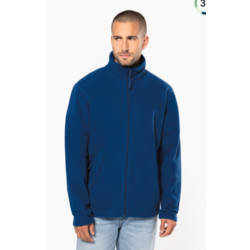 Polaire 100% polyester micropolaire antiboulochage coloris bleu
