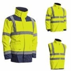 KANATA Parka 4/1 polyes. hi-viz jaune/marine