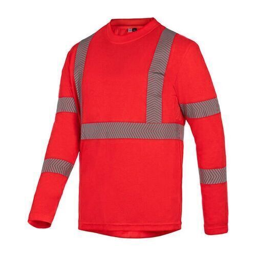 Tee-Shirt HV manches longues AKTI  Bdes Segment&eacute;es