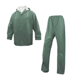 ENSEMBLE DE PLUIE POLYESTER ENDUIT DOUBLE FACE PVC