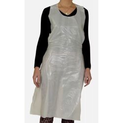 Tablier poly&eacute;thyl&egrave;ne blanc  (100 pi&egrave;ces)