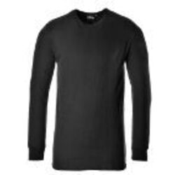 T-SHIRT THERMIQUE MANCHES LONGUES NOIR
