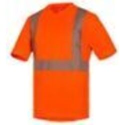 Tee-Shirt HV manches courtes AKTI  Bdes Segment&eacute;es