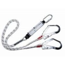 LANI&Egrave;RE DOUBLE AVEC ABSORBEUR DE CHOC BLANC