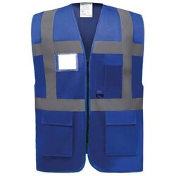 Gilet multifonction HV  royal XL Marquage "NEFAB" poitrine et dos inclus
