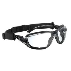 Lunettes bord mousseTECHNILUX incolore anti-bu&eacute;e branches serre t&ecirc;te ajustable