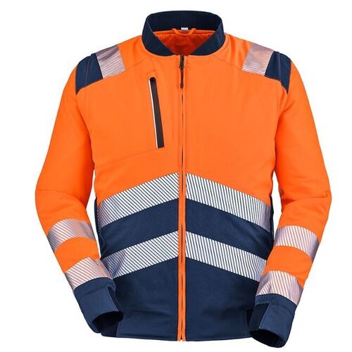 BLOUSON TEDDY ALPILLES ORANGE FLUO / NAVY