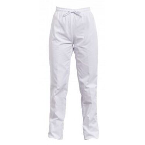 PANTALON PADY P/C BLANC PRESSIONS BAS
