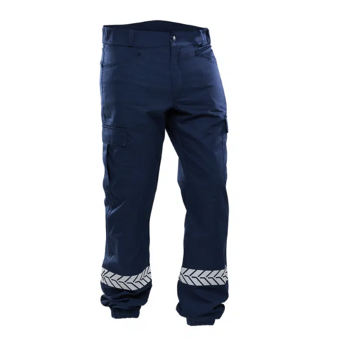 Pantalon s&eacute;curit&eacute; priv&eacute;e noir avec bandes HV