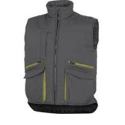 GILET MULTIPOCHES SIERRA2 POLYESTER/COTON Gris-Vert