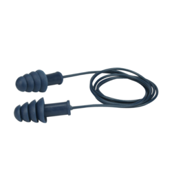 Bouchons d'oreilles d&eacute;tectable cord&eacute;s bleu SNR30DB (Boite de 50 paires)