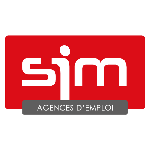 Marquage DOS T-SERIGRAPHIQUE "SIM AGENCE D'EMPLOI "  une coul noir 25 Cm maxi