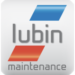 Marquage TRANSFERT SERIGRAPHIQUE "LUBIN MAINTENANCE" DOS MAX 20 CM