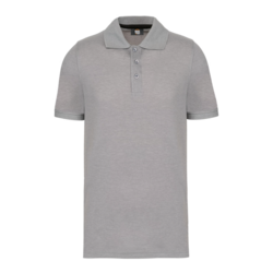 Polo manches courtes homme Gris chin&eacute;