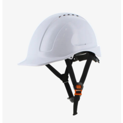 CASQUE DE CHANTIER AJUSCO CHINSTRAP  JUGULAIRE 4P SERRAGE MOLETTE