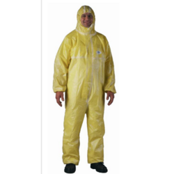 Combinaison 65g Type 4 'TAPE SEAM' SMS jaune, cagoule