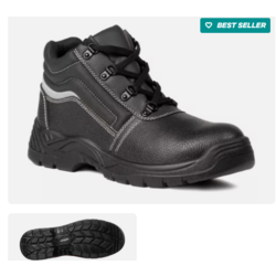 CHAUSSURE NACRITE Haute cuir Noir S1P