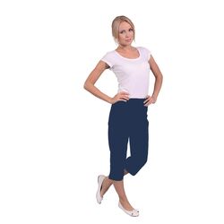 Pantacourt femme Mika Ingré