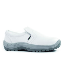 Mocassins de s&eacute;curit&eacute; homme PLUTONE S2 SRC BLANC Ingré