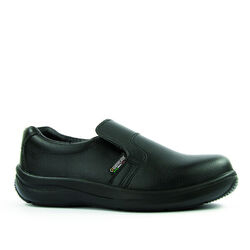 Mocassins de s&eacute;curit&eacute; femme EBANITE S2 SRA NOIR Ingré