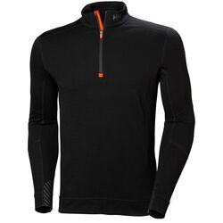 T-shirt thermique homme LIFA MERINO HALF ZIP Ingré